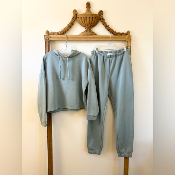 ONLY Blue Hoodie & Jogging Pants, Coord. Set, SOLD together - size Medium - Picture 1 of 6